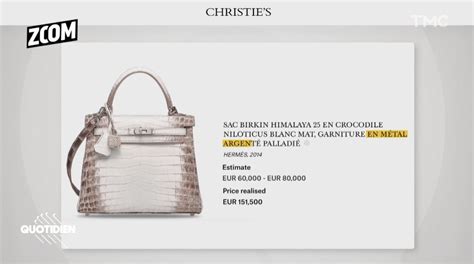 nabilla sac hermes prix